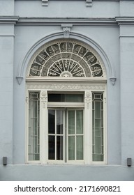 Transom Window With Many Ornaments