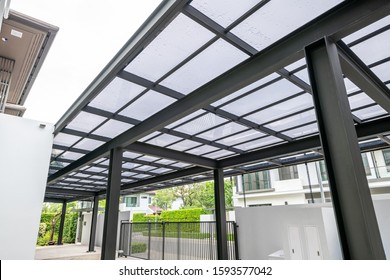 Transparent Acrylic Roof Sheet Closeup