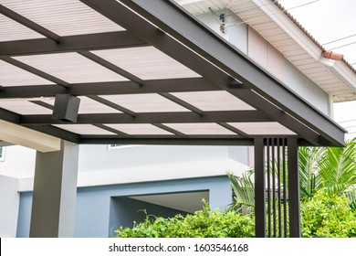 Transparent Acrylic Roof Sheet Closeup