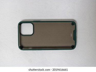 Transparent Black And Green Phone Case