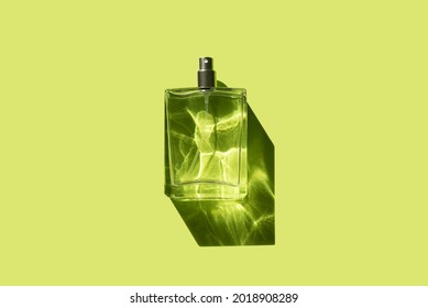 Frasco transparente perfume con