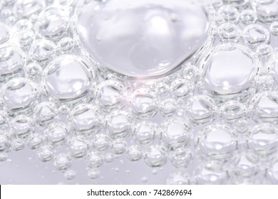 transparent bubbles background