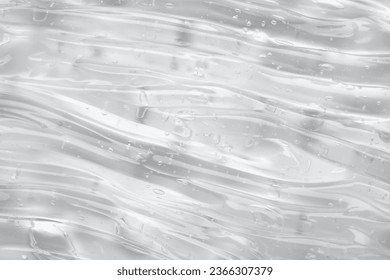 Transparent clear liquid serum gel cosmetic texture background - Shutterstock ID 2366307379