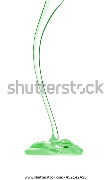 Transparent Drip On White Background Stock Photo (Edit Now) 452142418