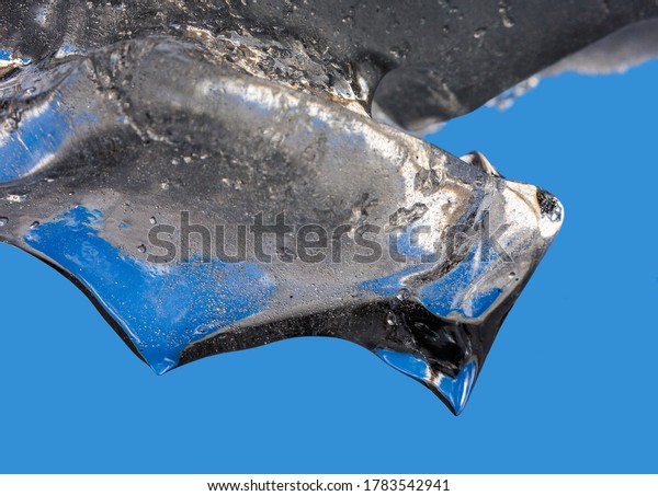 Transparent Ice Reflection Sky Clouds Earth Stock Photo 1783542941 ...