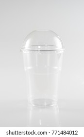 Transparent Package For A Smoothie Ice Cream Or A Salad From A Snack Or Takeaway Togo