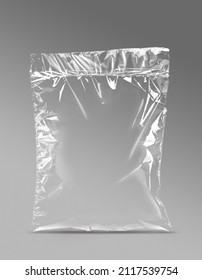 transparent plastic bags for branding, various sizes  - Shutterstock ID 2117539754