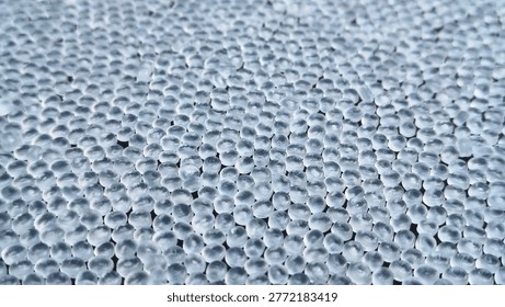 Transparent Plastic Polypropylene Pellets Raw Material for Industry Close Up View