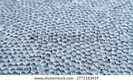 Transparent Plastic Polypropylene Pellets Raw Material for Industry Close Up View