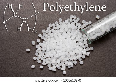 Transparent Polyethylene pellets.Polyethylene is a chemical formula. Plastic Raw material .Plastic granules.