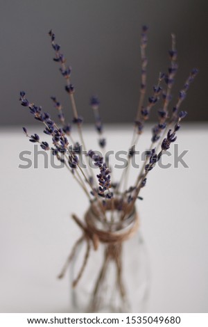 #A# Lavender on the table