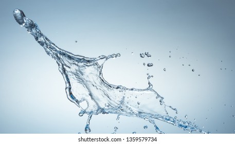 Transparent Water Splash Splash Form Different Stock Photo 1359579734 ...