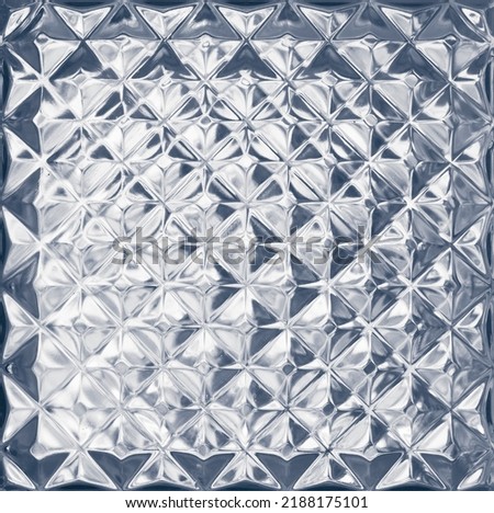 transparent white light abstract art pattern glass cube texture block wall construction square shape blurred distortion background.concept idea for modern interior decoration or save energy material.