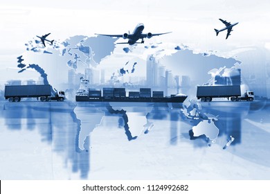 Global Logistics Network Web Site Concept Stock Photo (Edit Now) 561332881