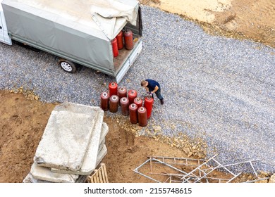 Transportation And Loading Of Dangerous And Flammable Goods, Compliance With Safety Regulations, Selective Focus