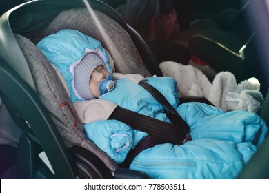 Transportation Of Newborn In Car In Winter Time