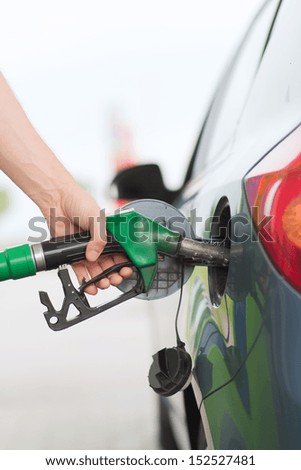 Similar – Image, Stock Photo petrol station Environment