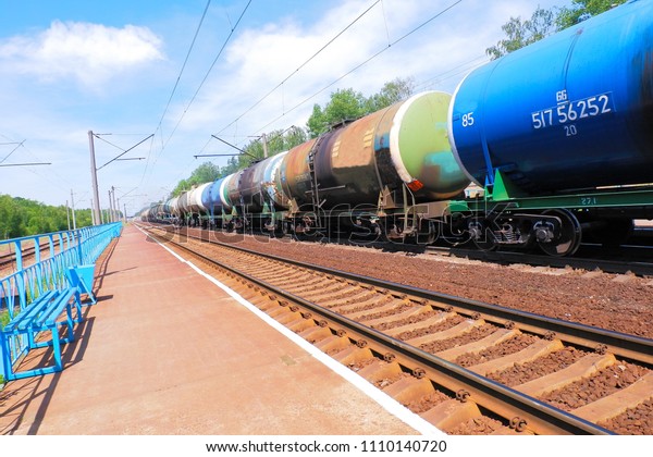 Transportation of\
petroleum products by\
rail.