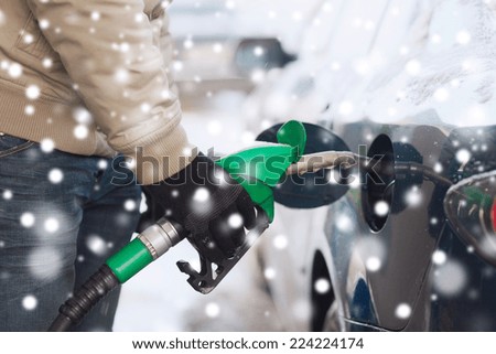 Similar – Image, Stock Photo petrol station Environment