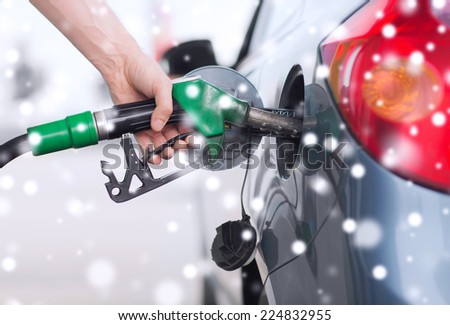 Similar – Image, Stock Photo petrol station Environment