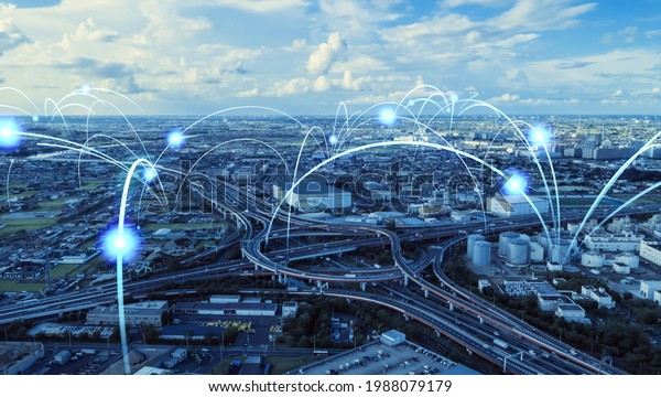 Transportation and technology
concept. ITS (Intelligent Transport Systems). Mobility as a
service.