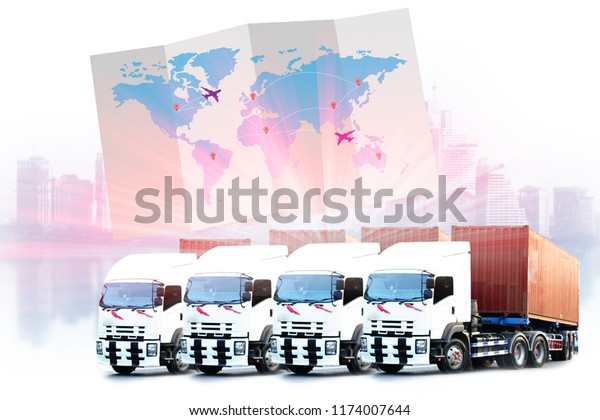 transportation truck service\
concept