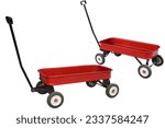 Transporting construction materials and gardening equipment is made easier with the use of carts.