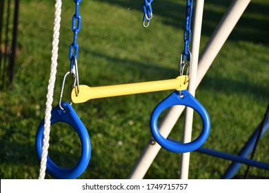 Trapeze Bar On A Swing Set