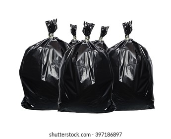 Trash Bag Isolated On White Background