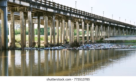 Trash Collecting Under The Bevil Jarrell Memorial Bridge, Humble, TX.