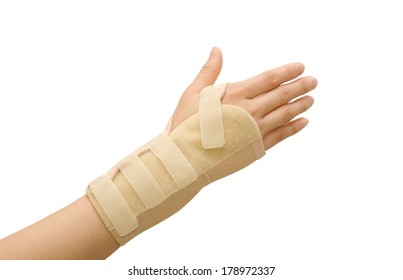 Trauma Of Wrist With  Brace ,wrist Support