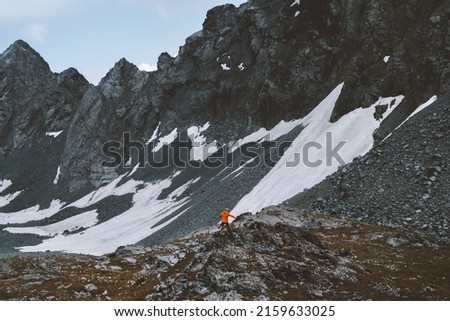 Similar – Image, Stock Photo Geiranger Fjord