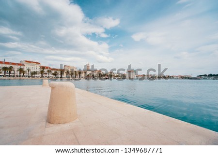 Similar – Seaside promenade of Split, Croatia