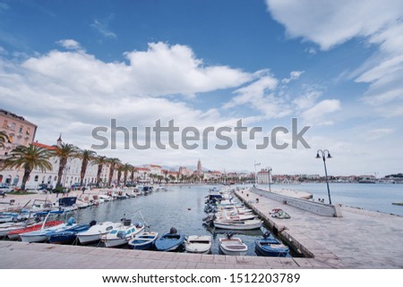 Similar – Seaside promenade of Split, Croatia