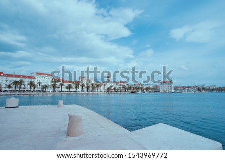 Similar – Seaside promenade of Split, Croatia