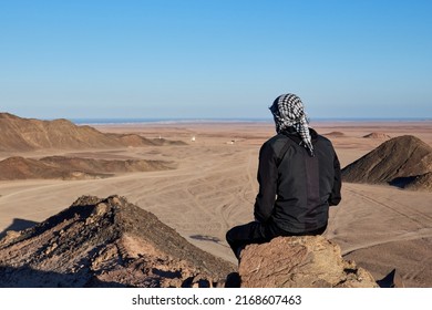 Travel In The Desert, A Girl In A Fiery Heart