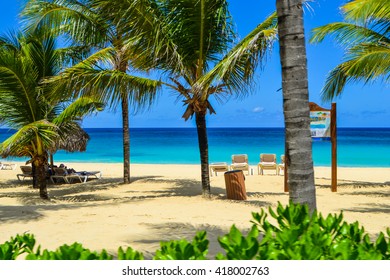 Travel in Dominican Republic. beautiful carribean beaches