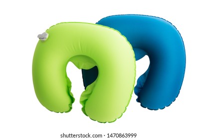 Travel Pillow Isolated On White Background