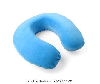 Travel Pillow On White Background