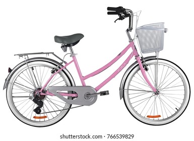 a pink bike