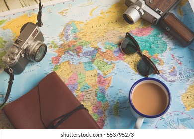 Travel Plans With A Map