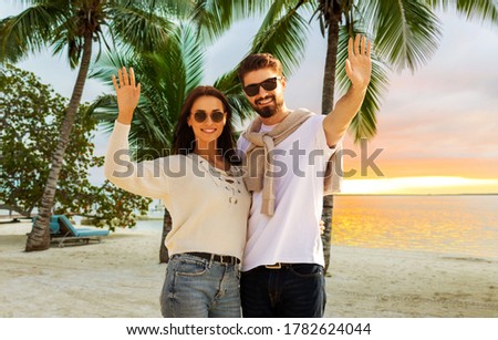 Similar – Image, Stock Photo Couple at sunset in Stuttgart