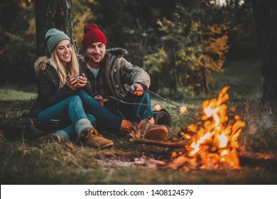 8,811 Couple camping fire Images, Stock Photos & Vectors | Shutterstock