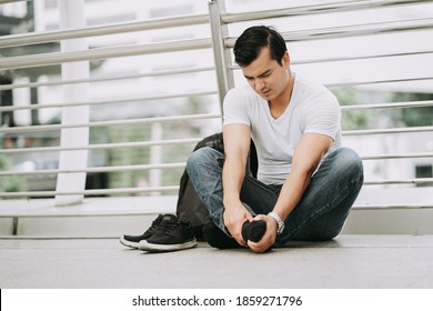 College Guy Feet