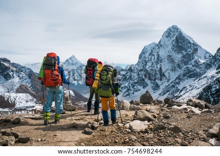 Travellers in the Himalayas