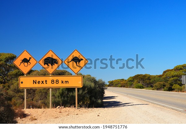 Travelling across the\
Australian outback