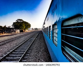 Travelling By Train. Rajasthan, India