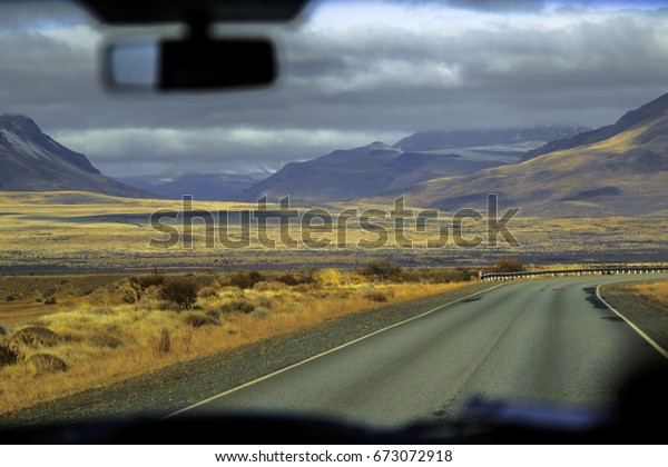 Travelling in a desolated land - Patagonia - El\
Calafate - Argentina