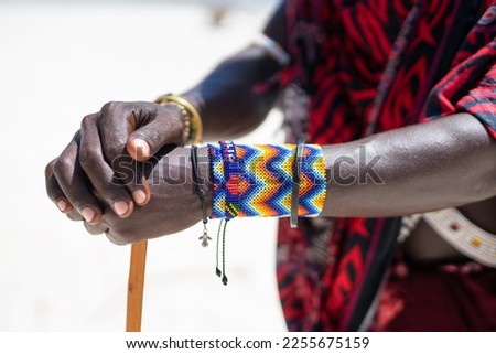 Travelling Kenya, Masai clothing and accessories details from Diani Beach Kendwa, Zanzibar Tanzania