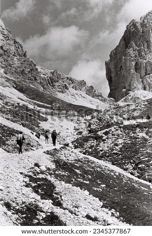 Similar – Dolomiti Dolomiten schwarz